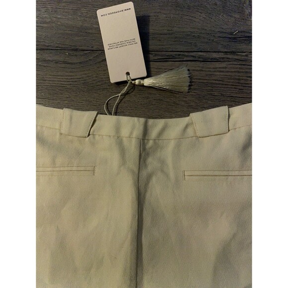 Doen Women’s Avon Linen Shorts size 10 NWT High Waist Retro Look Magnolia - Picture 4 of 10